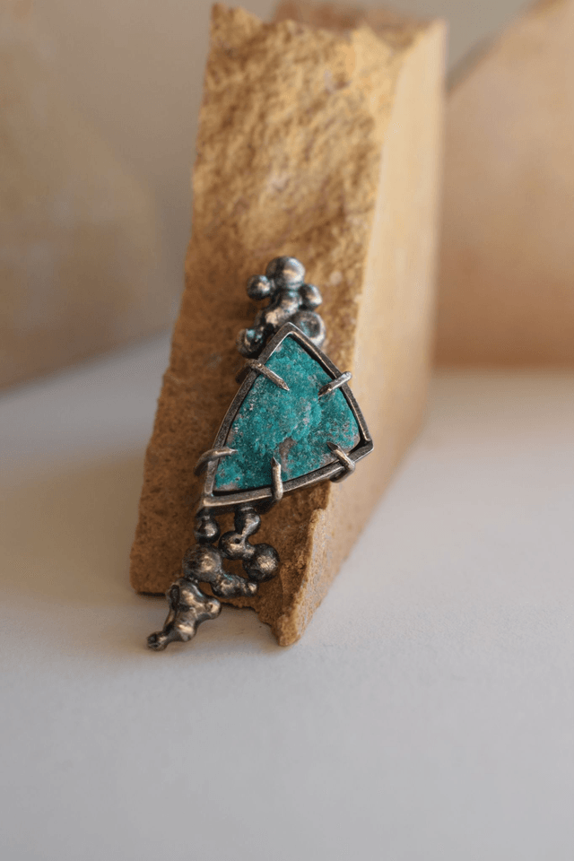 Pendentif Druze de Dioptase