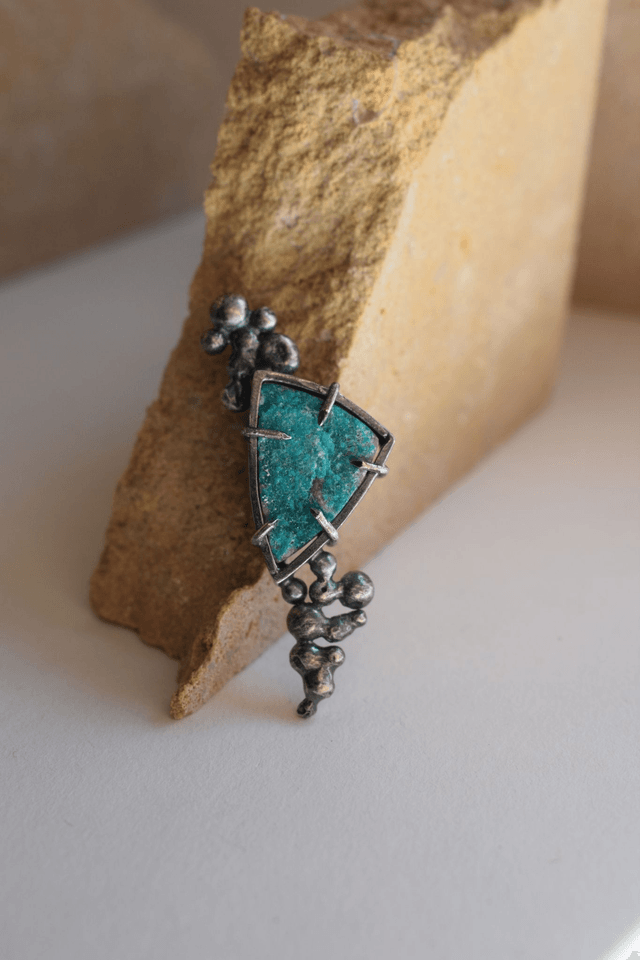 Pendentif Druze de Dioptase