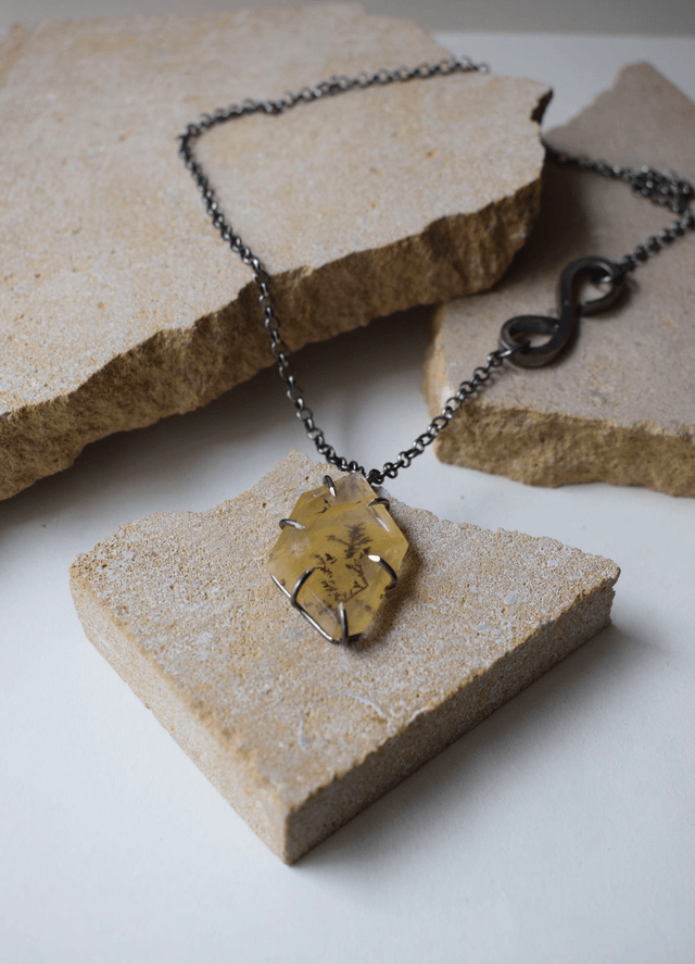 Collier Quartz à Dendrite