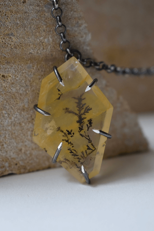 Collier Quartz à Dendrite