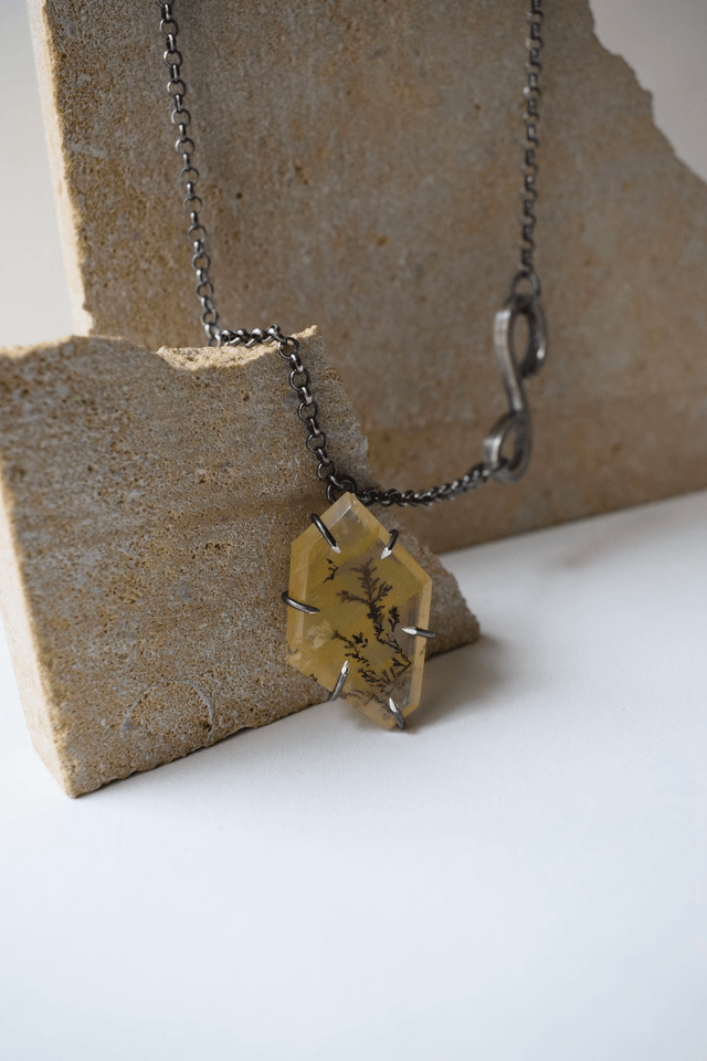 Collier Quartz à Dendrite