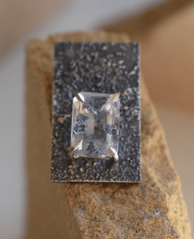 Pendentif Quartz à Fluorite 